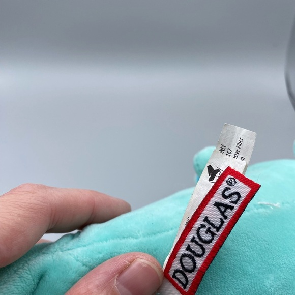 Douglas Plush Stuffed Animal Toy Dragon Turquoise Macaroon Retired - Picture 5 of 9